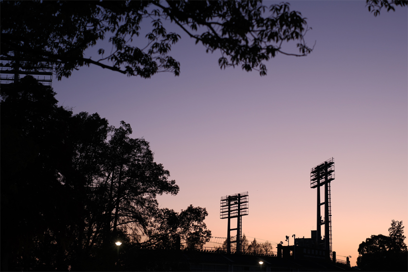 暮れのグラデーション